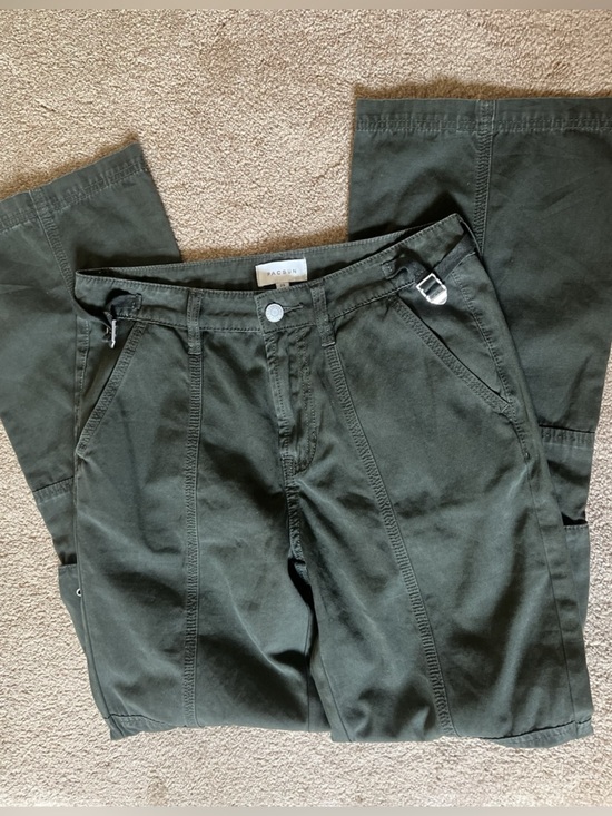 PacSun Pants - Pacsun Army Green Mid Rise Vintage Y2K Bootcut Pants Waist 25